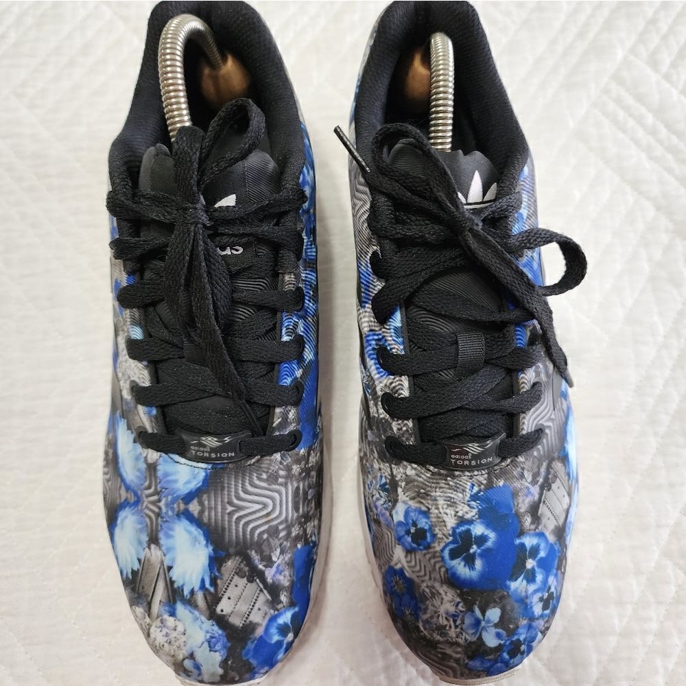 Adidas torsion zx flux floral sneakers